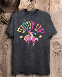 Giddy Up Graphic Top