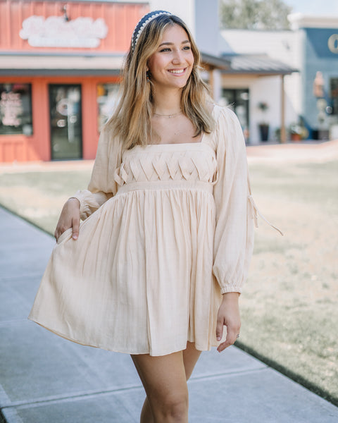 Criss-Cross Mini Dress