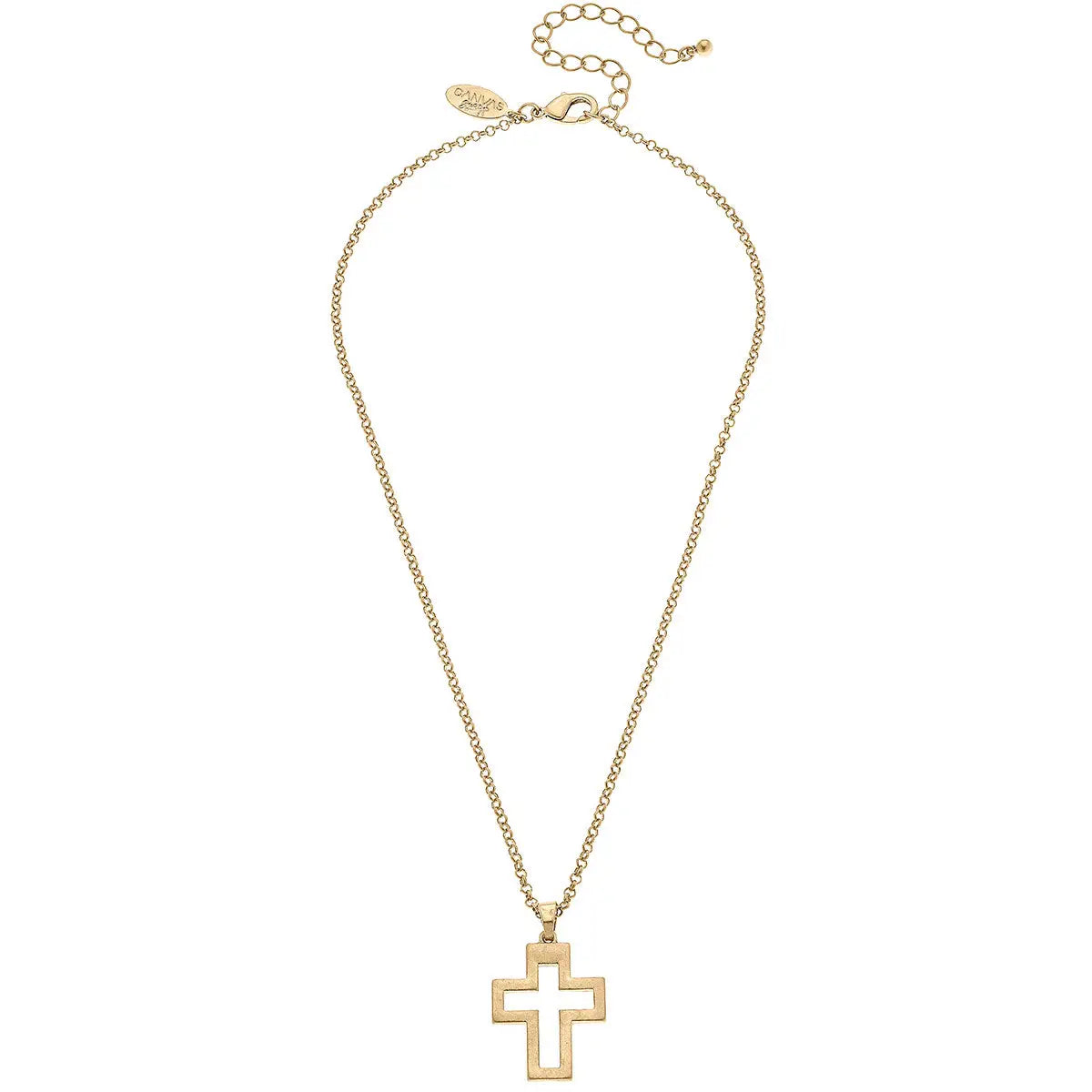 Charlotte Delicate Cross Pendant Necklace